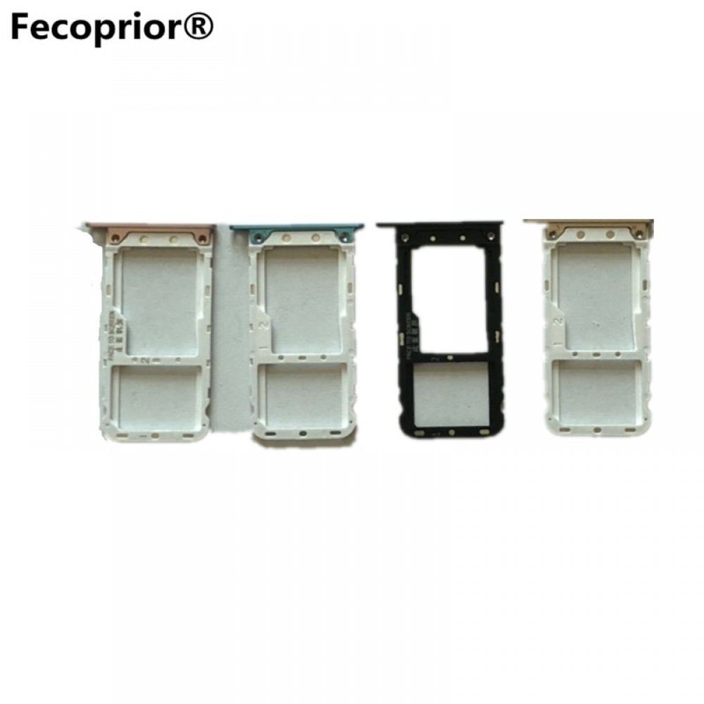 Sim Cards Adapters For Xiaomi Redmi Note 5 Note5 Xaomi SIM Card Tray Socket Slot Holder Adapters Phone Replacement Housing Parts