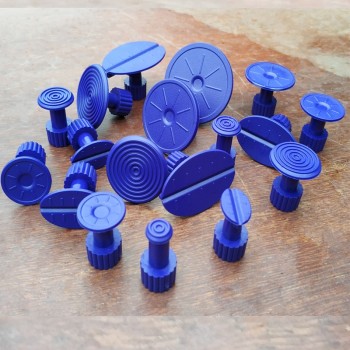 WHDZ ABS PDR Glue Tabs Auto Body Pulling Paintless Dent Repair Tools Glue Tabs  Fungus Suction Cup Suckers  (Pack of 18pcs)