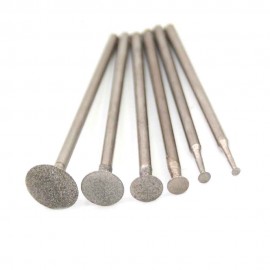 Emergy diamond abrasive grinding burr K-Type teeth grinding bits abrasive head for die grinder/dremel/rotary tools