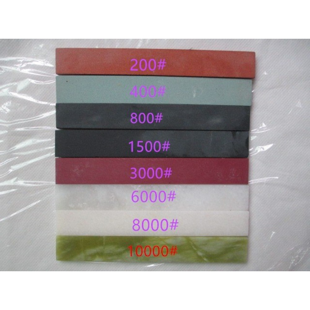 Fixmee Super Sharpening Sharpener Ruby oil stone Whetstone 200#-10000# for Knife Angle Guide