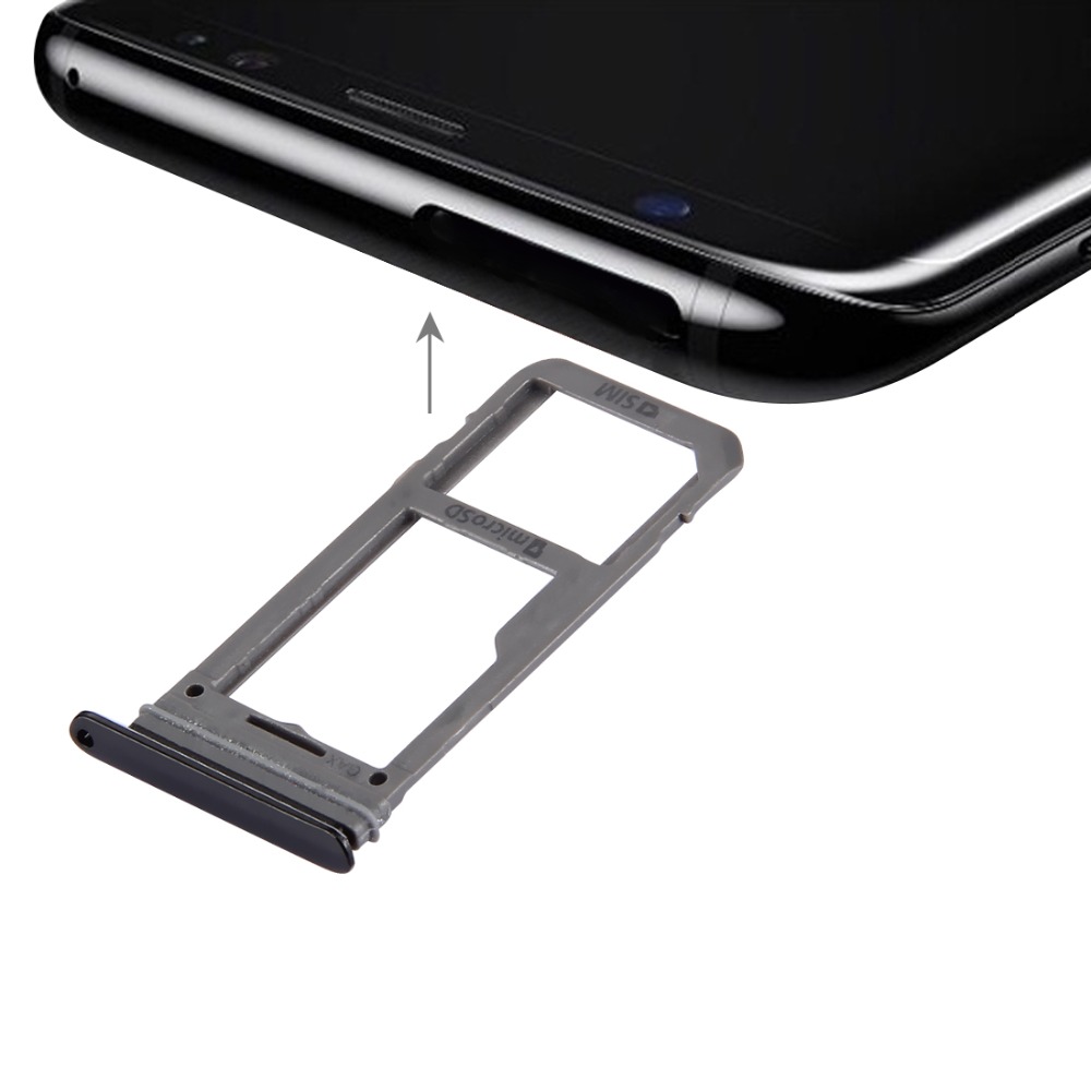 iPartsBuy New SIM Card Tray + Micro SD Tray for Galaxy S8