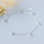Wholeslae Womens Real. 925 Sterling Silver Jewelry Jinjle Bell Chime Sounds Anklet Bracelet -really  Good Quality GTLS394