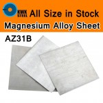 AZ31B Magnesium Alloy Sheet Mg Plate Flat Electroplating Anodes Experiment Anode CNC Machine Mould Metal Process All Size