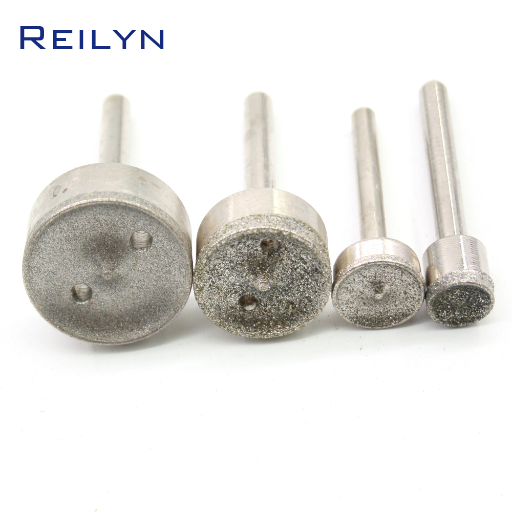 1 pc Emery diamond Grinding burr diamond bit dremel abrasives for jade grinding dremel tools polishing die grinder  for dremel