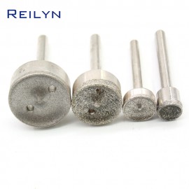1 pc Emery diamond Grinding burr diamond bit dremel abrasives for jade grinding dremel tools polishing die grinder  for dremel