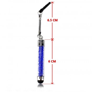 Luxury Fashion Diamond Crystal Stylus Touch Screen Pen Stylus For iPhone Tablet Laptops Universal Phones dust plug for Ipad