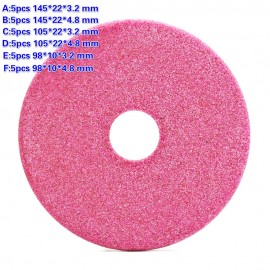 5Pcs Quality Grinding Wheel Disc 145/105 /90mm Thick 3.2 / 4.8mm for Chainsaw Teeth Sharpening Abrasive Stone Dia Grinder