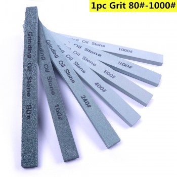 1pc 80 150 240 400 600 800 1000 grit Ceramic Knife Sharpener Sharpening Stone Green Silicone Carbide Oil Stone Honing Stones