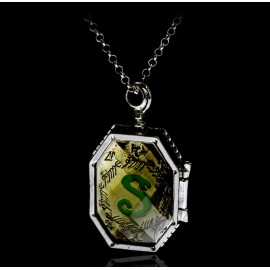 dongsheng HP Necklace Salazar Slytherins relics Slytherin College Treasures Voldemorts Horcruxes pendant Necklace -30