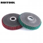 RUITOOL 120/240 Grit Nylon Polishing Wheels 100*16mm Grinding Wheel For Metal Grinder Polishing Disc Dremel Accessories