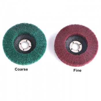 RUITOOL 120/240 Grit Nylon Polishing Wheels 100*16mm Grinding Wheel For Metal Grinder Polishing Disc Dremel Accessories