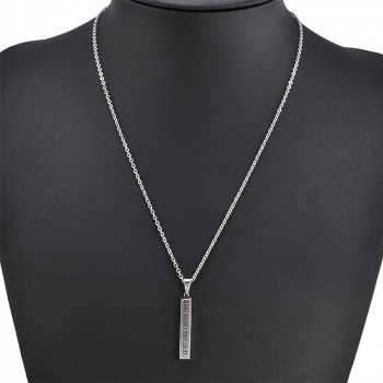 Hot BTS Members Name Date Cuboid Bar Pendant Necklace Women Jewelry Silver Titanium Chain Necklaces amp; Pendants Drop shipping