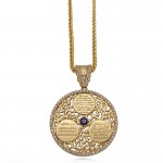 zkd Al Qalam AYATUL KURSI evil eye pendant Necklace Islamic Allah Surah  Muslim Quran Vanyakad