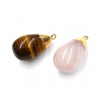 Natural Stone Agates Flash Labradorite Pendant Charms Pendants for Jewelry Making DIY Necklace Size 15x30 mm