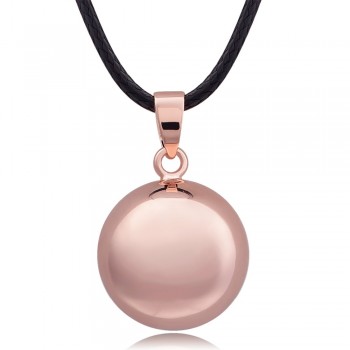 Rose Gold Jingle Bell Belly Necklace Harmony Bola Pendant Bijoux Maternity Ball Chime Musical Bell Pregnancy Ball Mexico Bola