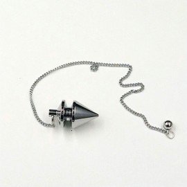 SONGLONG pendulum stone Healing Pyramid Reiki copper pendulum metal Pendant Charms  Chrome rose gold Fashionable With Chain