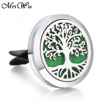 New Men Jewelry Essential Oil Diffuser Car Vent Clip Air Freshener 30mm Magnet Lockets Open Perfume Aromatherapy Pendants