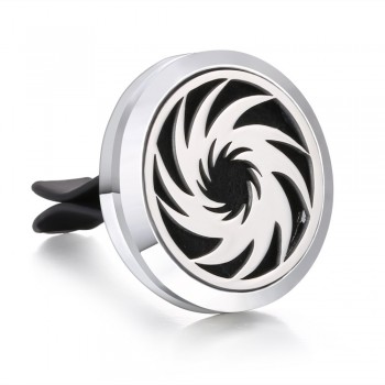 New Men Jewelry Essential Oil Diffuser Car Vent Clip Air Freshener 30mm Magnet Lockets Open Perfume Aromatherapy Pendants