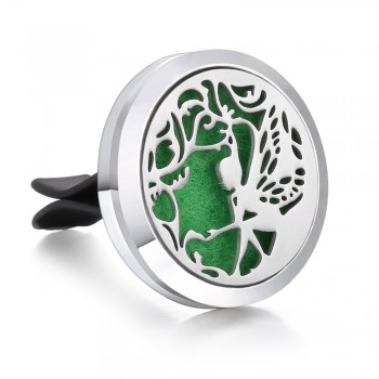 New Men Jewelry Essential Oil Diffuser Car Vent Clip Air Freshener 30mm Magnet Lockets Open Perfume Aromatherapy Pendants