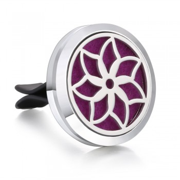 New Men Jewelry Essential Oil Diffuser Car Vent Clip Air Freshener 30mm Magnet Lockets Open Perfume Aromatherapy Pendants