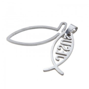 High Grade Stainless steel Silver Color Owl Tree Fish charms Pendant For Making Jewelry DIY