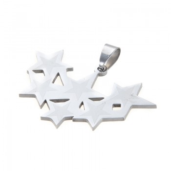 High Grade Stainless steel Silver Color Owl Tree Fish charms Pendant For Making Jewelry DIY
