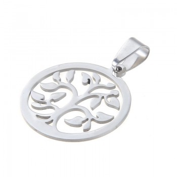 High Grade Stainless steel Silver Color Owl Tree Fish charms Pendant For Making Jewelry DIY