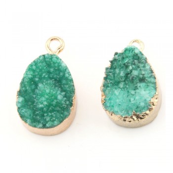 Wholesale 8 Color Water Drop Shape Crystal Natural Stone Pendant  DIY for Necklace or Jewelry Making