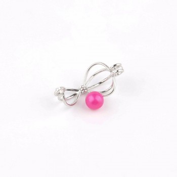 Pearl Oysters with Round 7-8 mm Love Wish Real Freshwater Pearl and Nacklace Set (Chain 55cm)