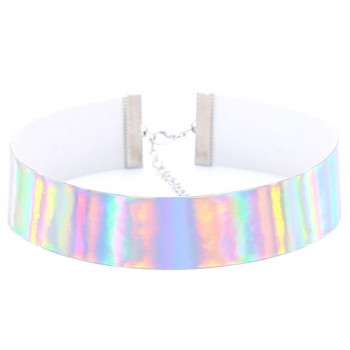 Hot Punk Harajuku Collar Choker Necklace Heart PU Leather Choker Punk Goth 100% Handmade Neck Jewelry