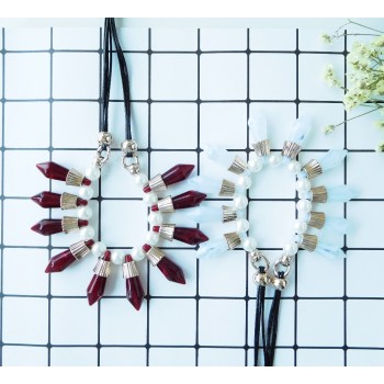 HC Fashion Acrylic Geometric Pendant amp; Necklace Women Party Choker Necklace Bohemian 2018 Charm Sweater Coat Choker Necklaces F