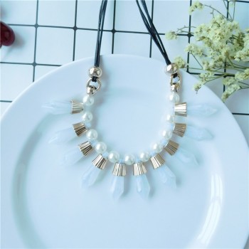 HC Fashion Acrylic Geometric Pendant amp; Necklace Women Party Choker Necklace Bohemian 2018 Charm Sweater Coat Choker Necklaces F