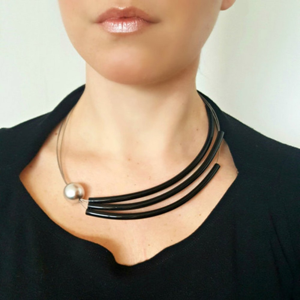 Simple Design Promotion Pearl Necklace Women Simulated Pearl Collar Necklace Lady Female Gift Hot Sale European Style