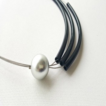 Simple Design Promotion Pearl Necklace Women Simulated Pearl Collar Necklace Lady Female Gift Hot Sale European Style