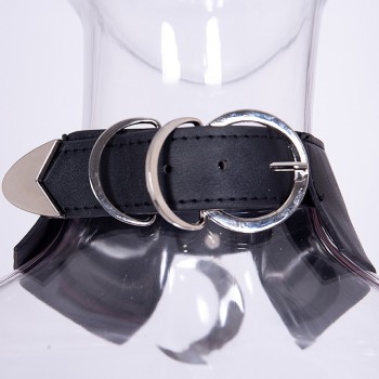 Punk Pendant Crescent alloy collar Leather Goth Choker Necklace for Women Party Club Chocker Harajuku Jewelry