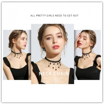 Fashion Lace Torques Chokers Necklaces Set 15 Set chokers necklaces for women Girls Ladies Accessory Jewelry choker necklace