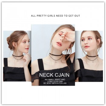 Fashion Lace Torques Chokers Necklaces Set 15 Set chokers necklaces for women Girls Ladies Accessory Jewelry choker necklace