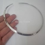3mm/4mm/6mm wide  choose  Fashion Stainless Steel Choker Collar Open Cuff Necklace Chain Women Men Jewelry
