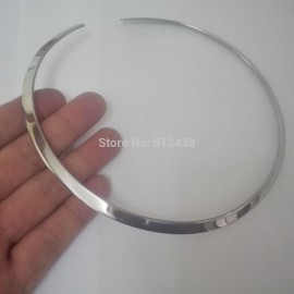 3mm/4mm/6mm wide  choose  Fashion Stainless Steel Choker Collar Open Cuff Necklace Chain Women Men Jewelry