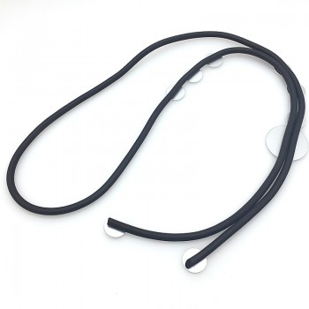 EMPRESS  Simple Retro Charm Small Dots Aluminum Chain Foam Long Necklace Cardigan Collar Leather Women Jewelry Gifts