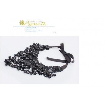 Women Collar Choker Necklace Black Lace Retro Gothic Pendant Vintage Jewelry Accessories 2019 Choker Necklace Female
