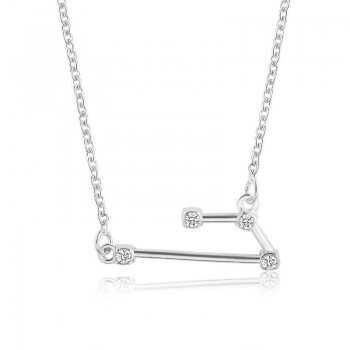 Star Zodiac Sign 12 Constellation Guardian Necklace Crystal Gold Silver Chain Clavicle Choker Necklace Valentines Day Gift