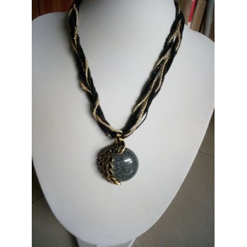 2018 New Chain Ethnic Exaggeration Crystal Necklace Bohemia Peacock Woman Retro Folk Style Sweater Chain Female Necklace