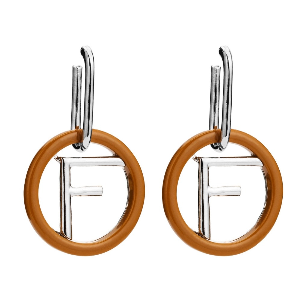 Qiaose Unique Design F Letter Charms Drop Dangle Earrings for Women Fashion Trendy Jewelry Bohemian Statement Earrings Wholesale
