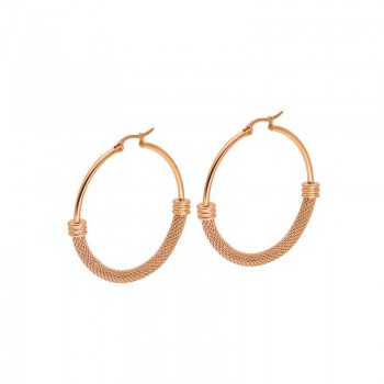 FairLadyHood  Simple Fashion Round Exaggerated Large Earrings Factory Direct Sales Hot Stainless Steel 316L Hoop Earrings