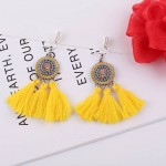JIOFREE 2018 Hot Sale Bohemia Tassel Clip Earring For Women Minimalist Dangle Hook Long Earrings Statement Jewelry Wholesale
