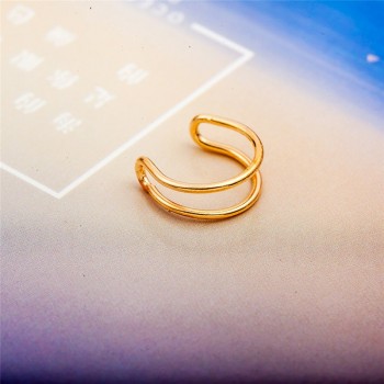 Ear Cuff Zircon Pentagram Clip Earring 2018 Clip Earring No Hole C or U design earcuff clip earrings without piercing jewelry Z4