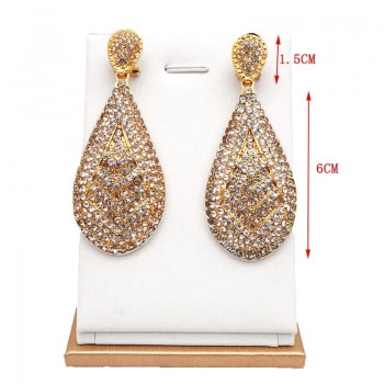 earrings gold jewelry party jewelry  women Earring pendant women Clip Earrings