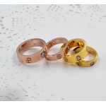 Lovers rings titanium wedding ring Carter Cross rings fashion jewelry best friends High-quality Promotion wholesale G0123