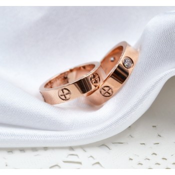 Lovers rings titanium wedding ring Carter Cross rings fashion jewelry best friends High-quality Promotion wholesale G0123